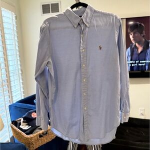 Light blue Ralph Lauren button down